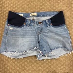 Madewell Maternity Denim shorts